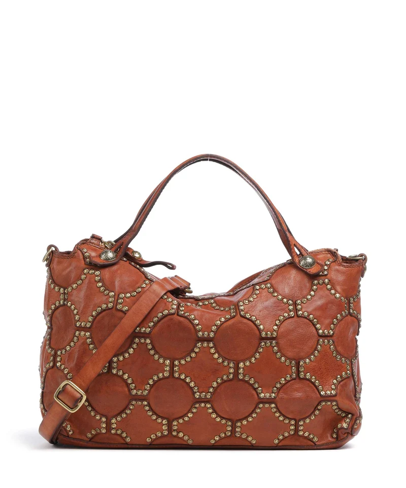 Campomaggi Borsa a mano cognac