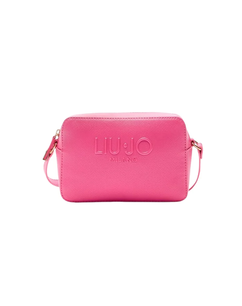 Borsa a tracolla media da donna in rosa