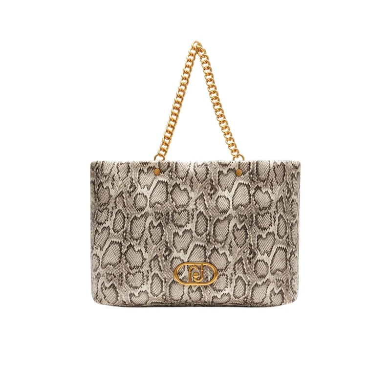 Borsa Donna LaPuffy Grande pitonata