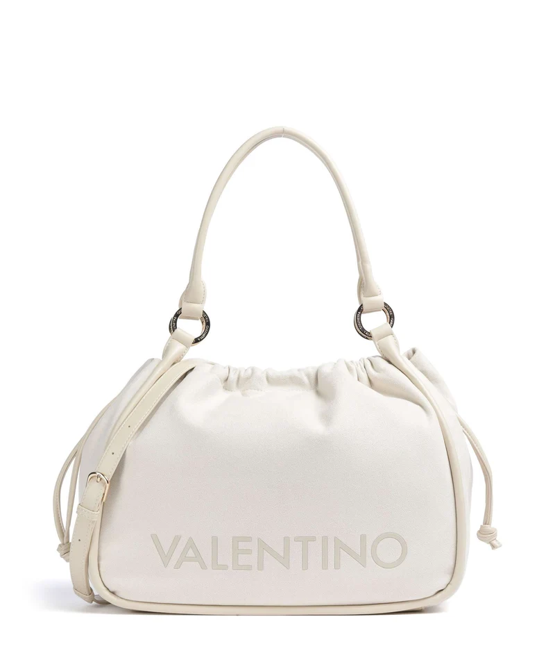 Valentino Bags Eirlys Red Borsa a secchiello ecru