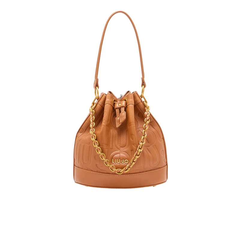 Borsa secchiello Donna con logo all over
