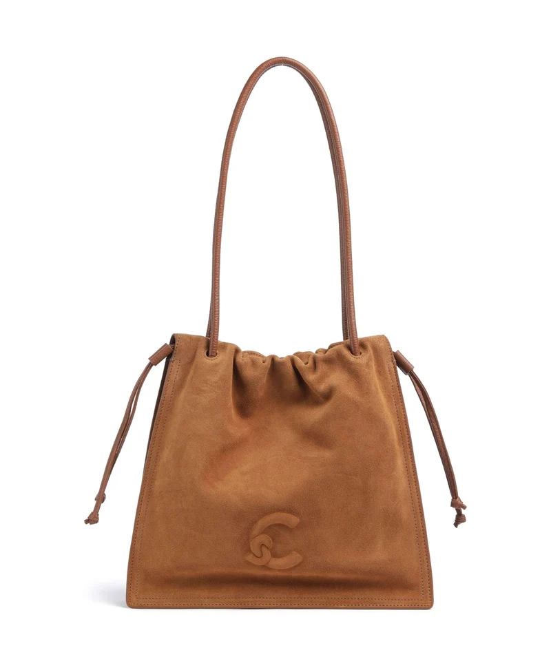 Coccinelle Dulse Borsa a secchiello cognac/cognac