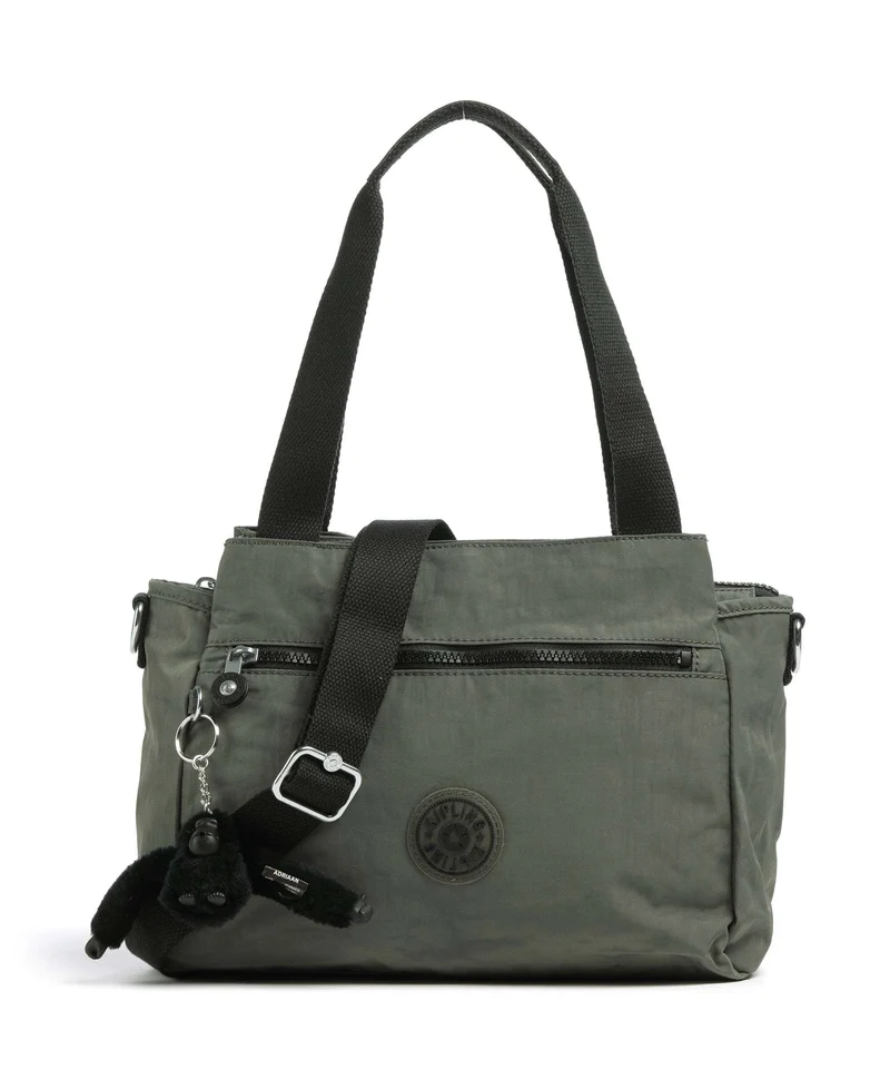Kipling Basic Elysia Borsa a spalla green moss
