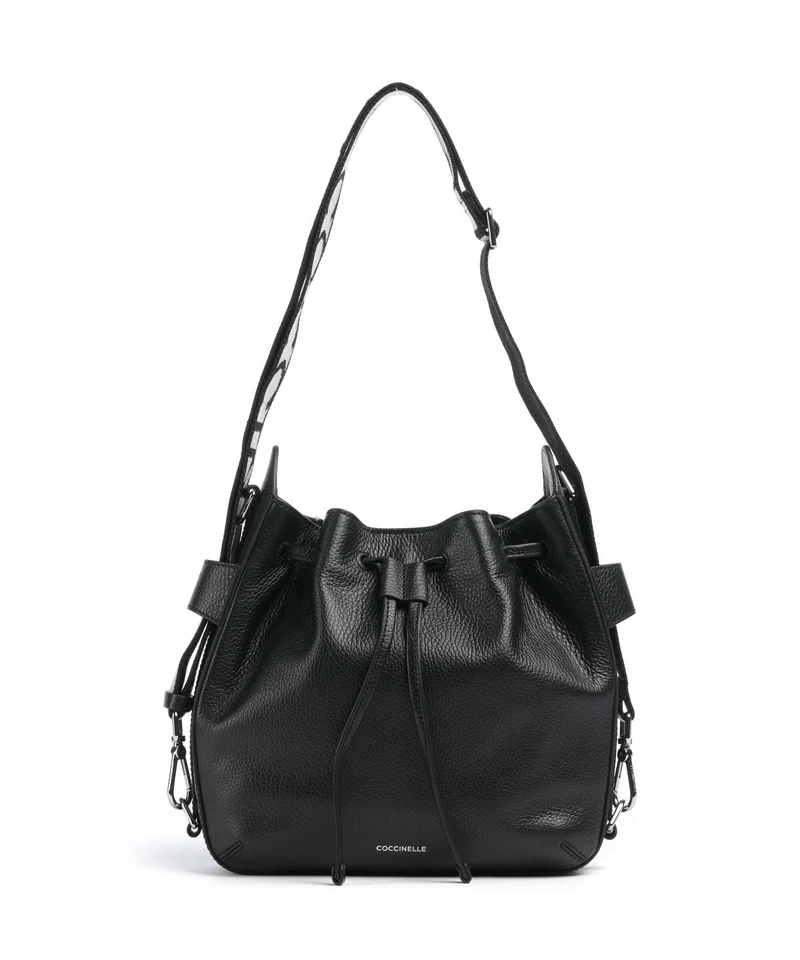 Coccinelle Gretel Ribbon Borsa a secchiello noir