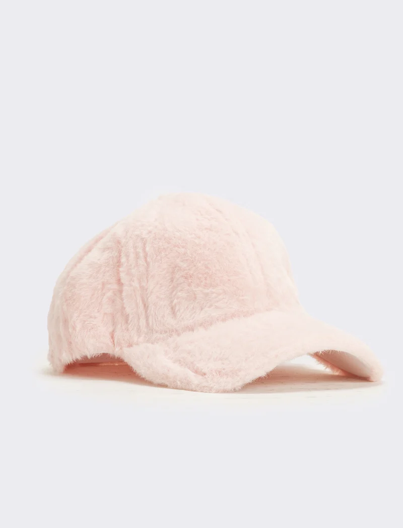 Cappello baseball pelliccia - Rosa