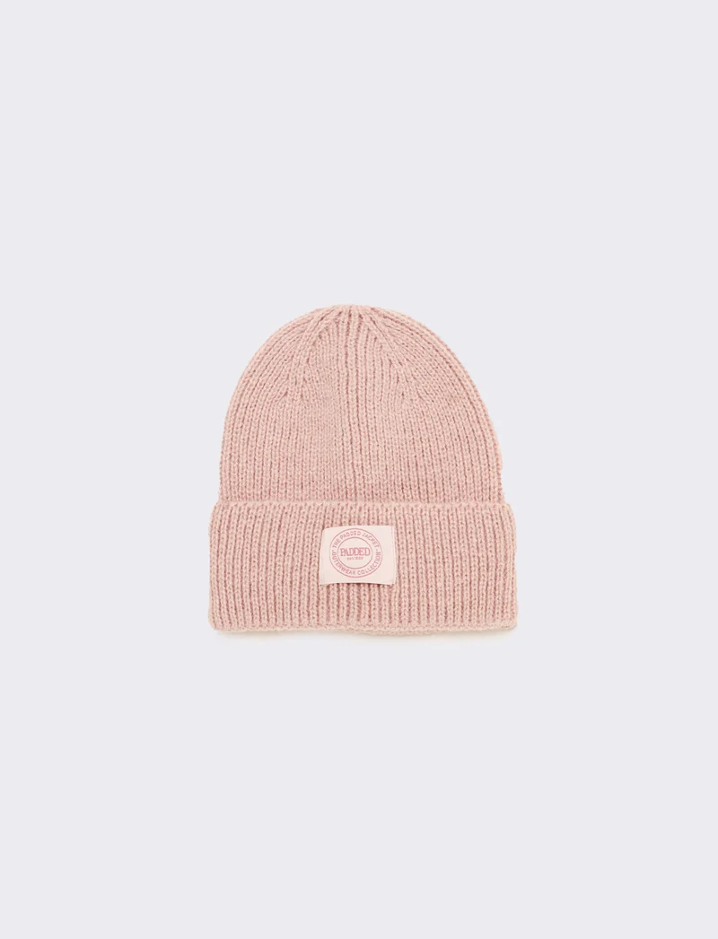 Cappello donna costine con risvolto - Rosa