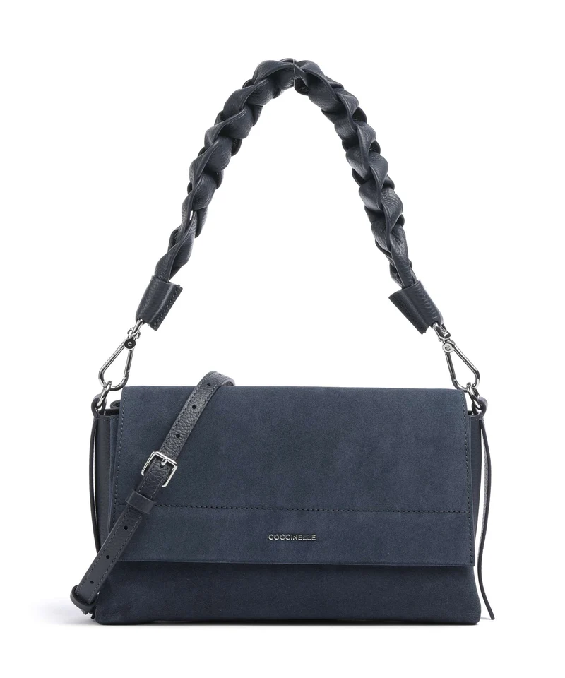 Coccinelle Boheme Suede Borsa a spalla midnight blue