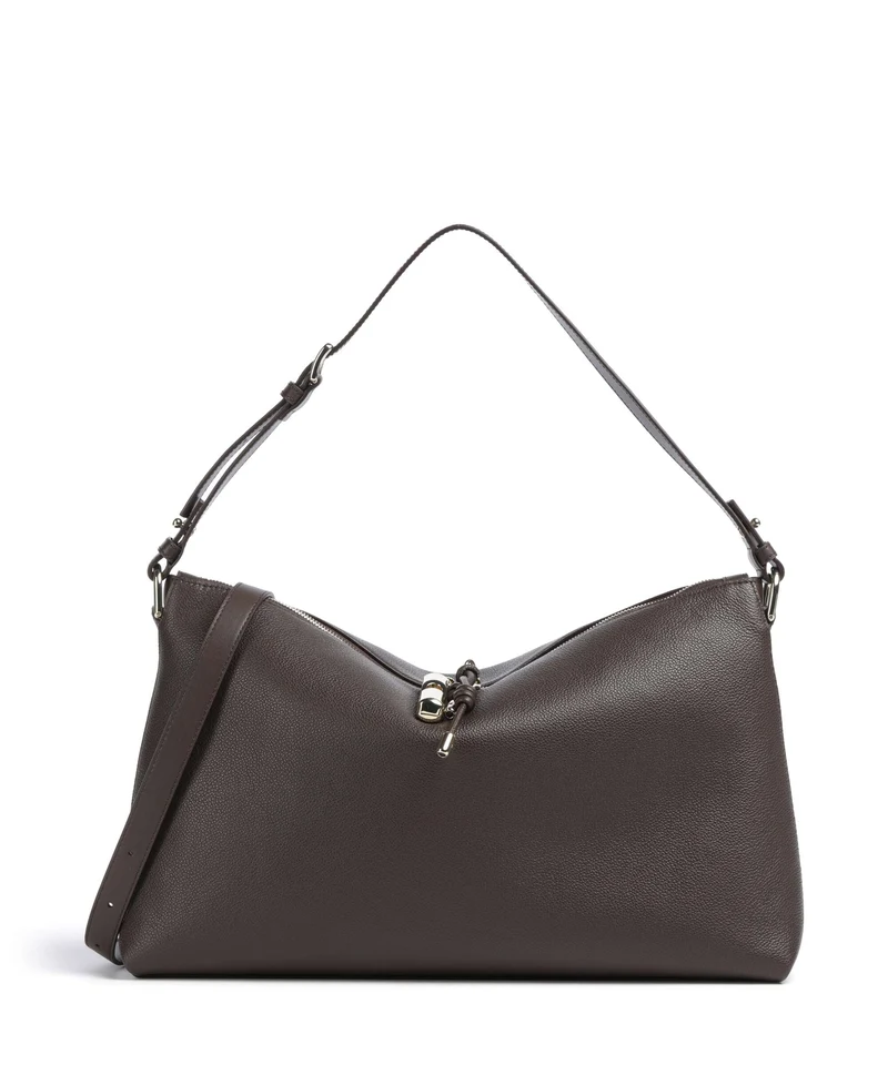 Furla Debby M Borsa hobo cioccolato