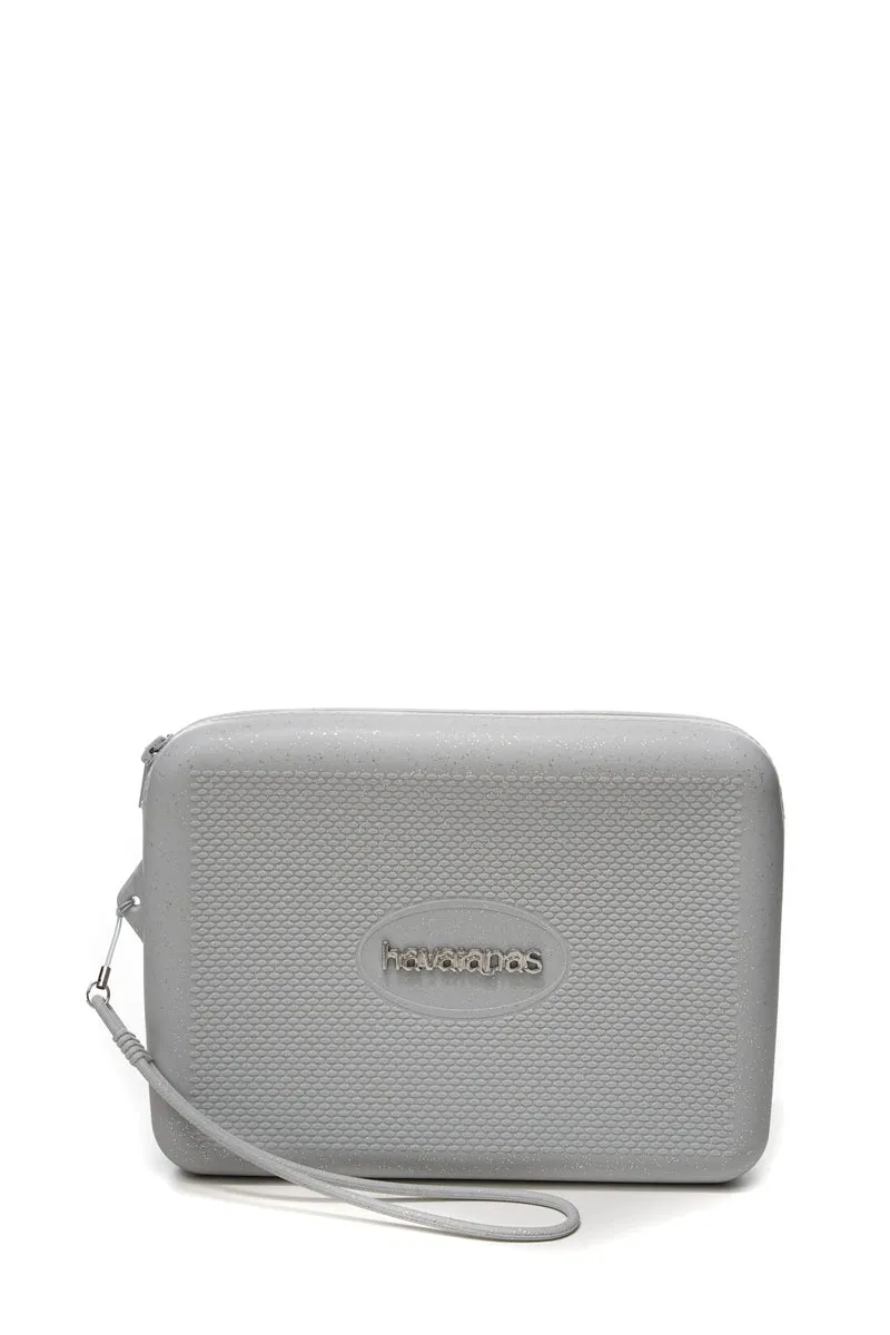 Pochette Necessaire Havaianas Gtr Da Donna Perla Silver In Silicone