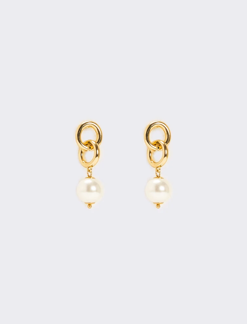Orecchino con perla naturale - Oro