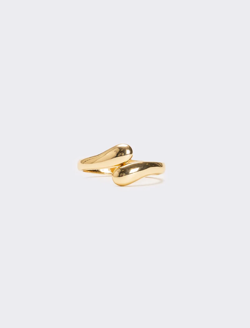 Bracciale rigido chiusura goccia - Oro