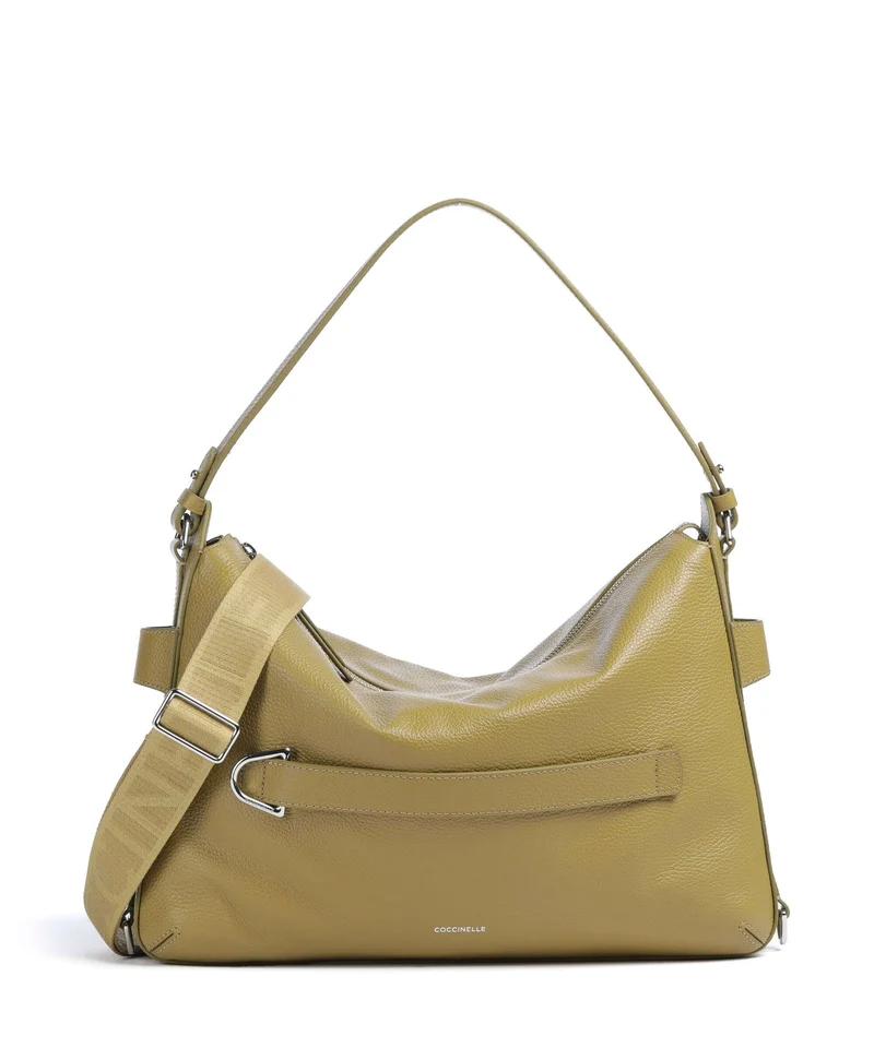 Coccinelle Gretel Ribbon Borsa hobo seagrass