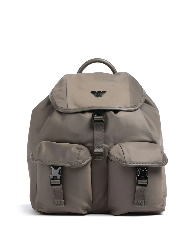 Emporio Armani Recycled Nylon Zaino major brown