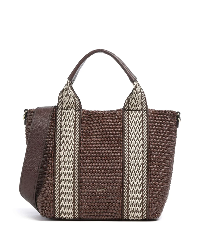 Abro Raffia Kaia Borsa a mano wood