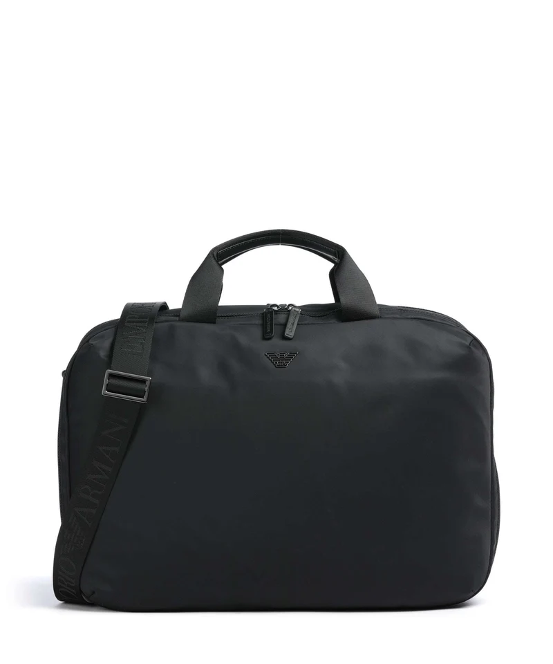 Emporio Armani Recycled Nylon Borsa a zainetto black beauty