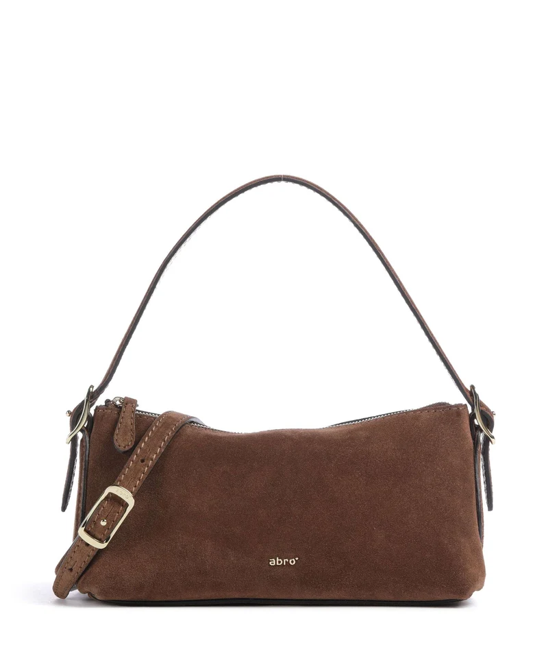 Abro Suede Carina Borsa a spalla wood