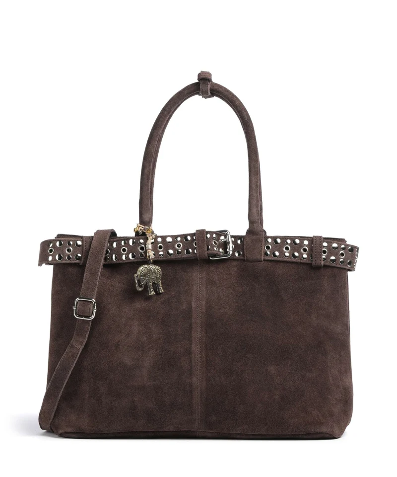 Anokhi Borsa shopper chocolate