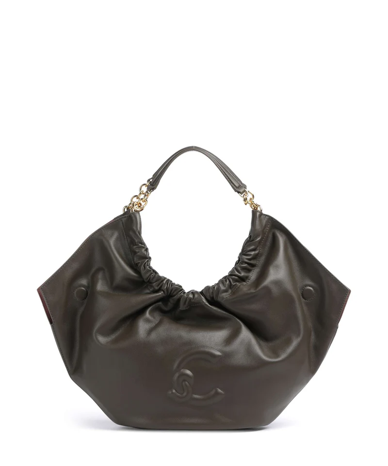 Coccinelle Smash Borsa hobo fango