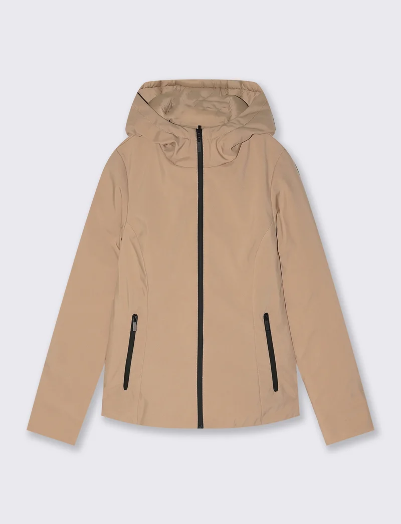 Giubbino doubleface versatile e moderno - Beige grano