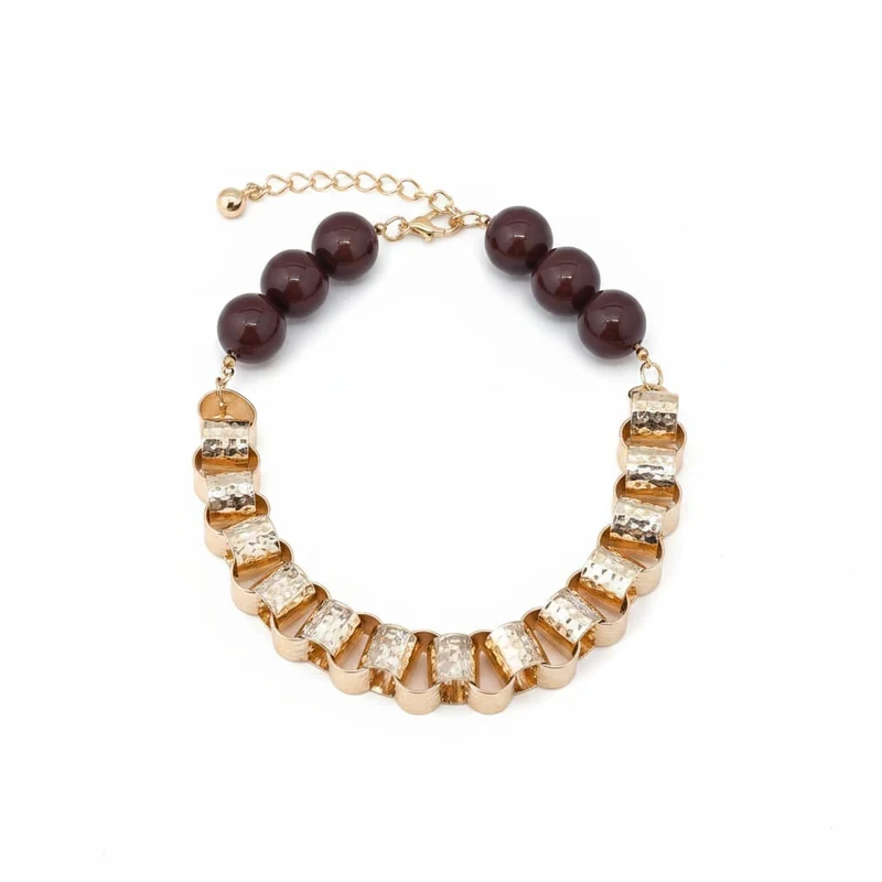 Collana: Tubettoni e Palline - Oro