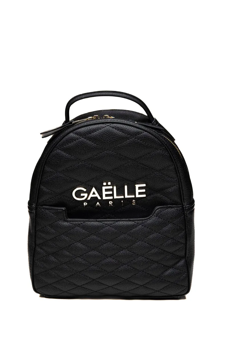 Zaino Gaelle Paris Reg Backpack Metal Da Donna Nero In Poliuretano