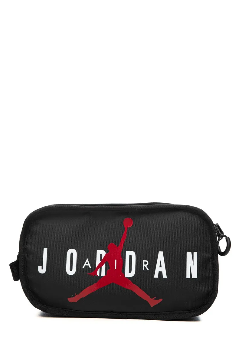 Pochette Beauty Case Jordan Travel Bag Da Bambino Nera In Poliestere Spalmato