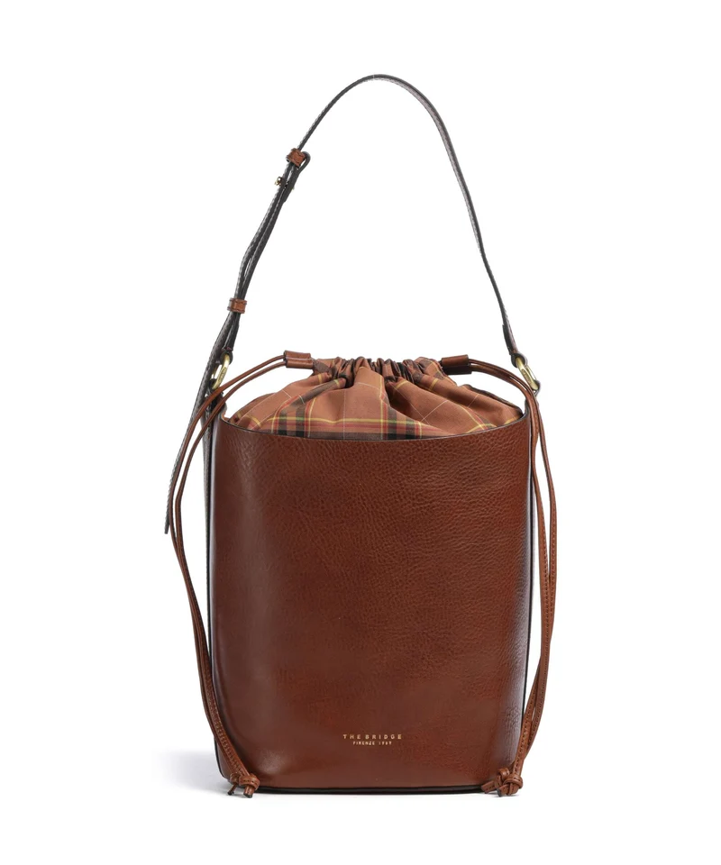 The Bridge Luce Soft Borsa a secchiello marrone