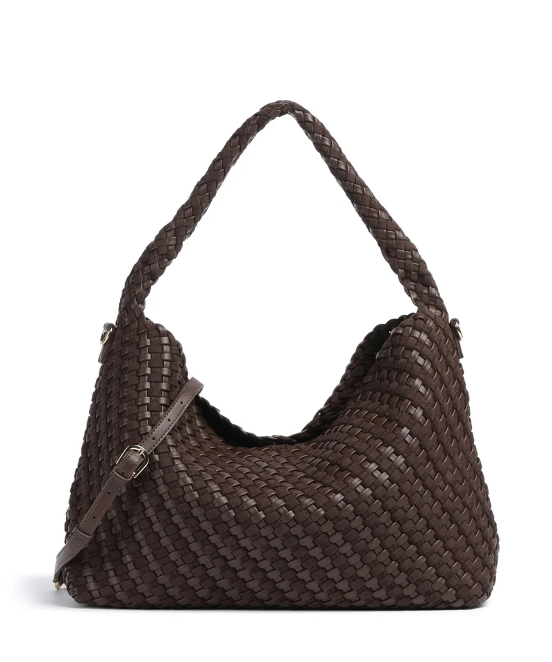 Dune London Deliberate L Borsa hobo dark brown
