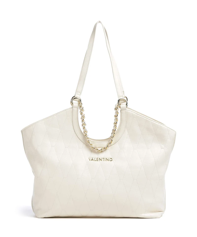 Valentino Bags Crystelle Borsa shopper ecru