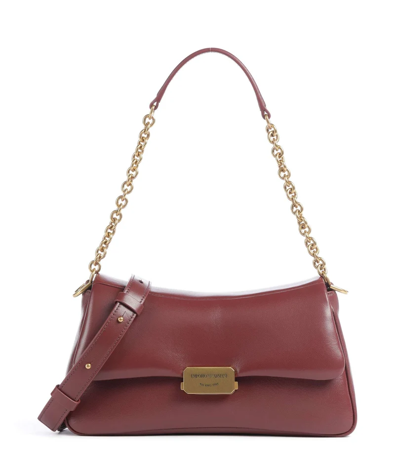 Emporio Armani Cassandra M Borsa a spalla foliage