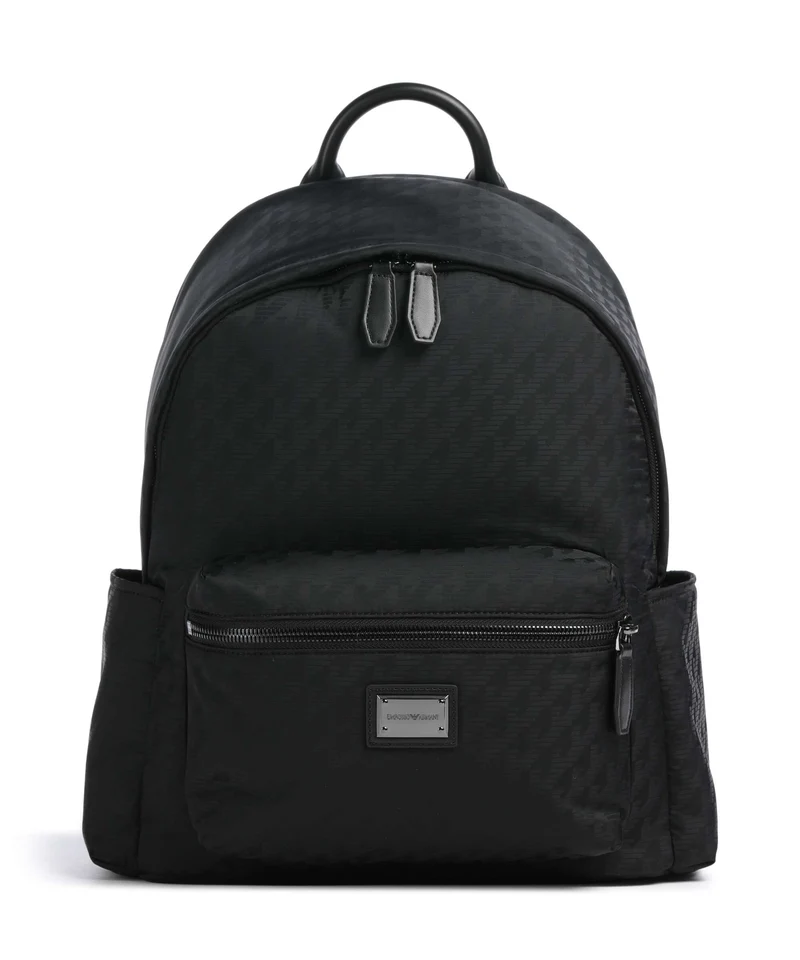 Emporio Armani Eagle All Over Zaino black beauty