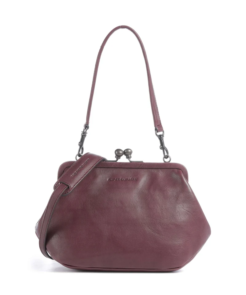 Aunts & Uncles Grandma's Luxury Club Mrs. Pizzelle Borsa a tracolla dark cherry