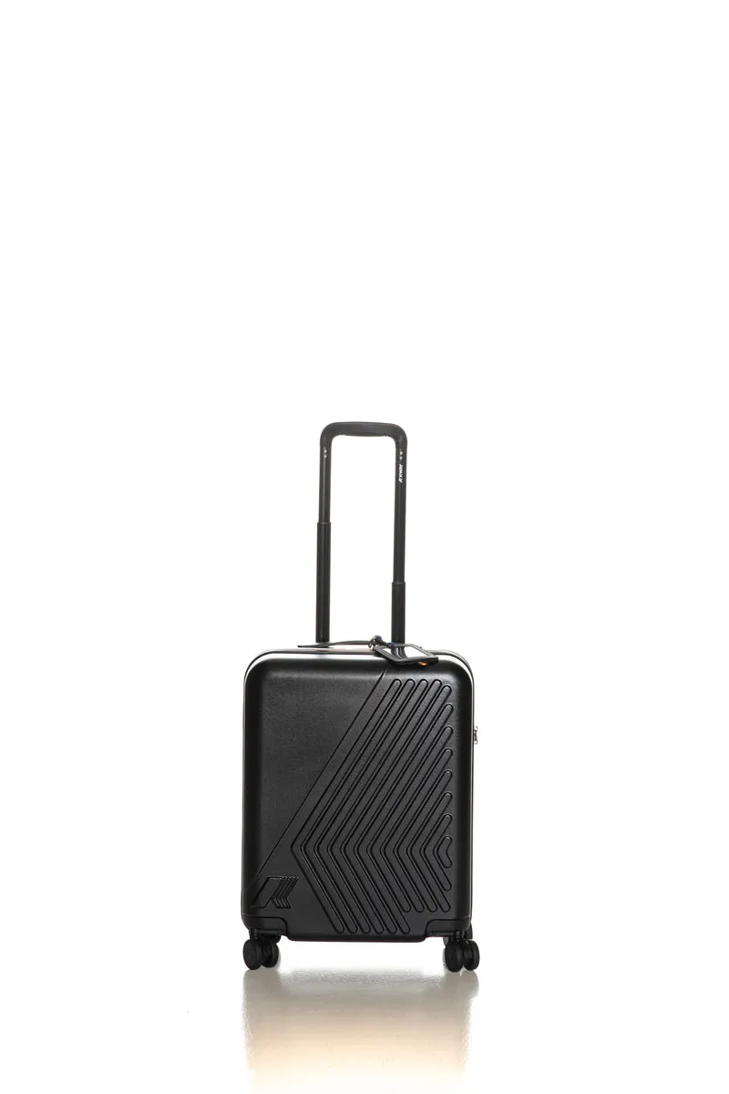 Trolley K-Way Eudoxie Lg Unisex Nero In Policarbonato