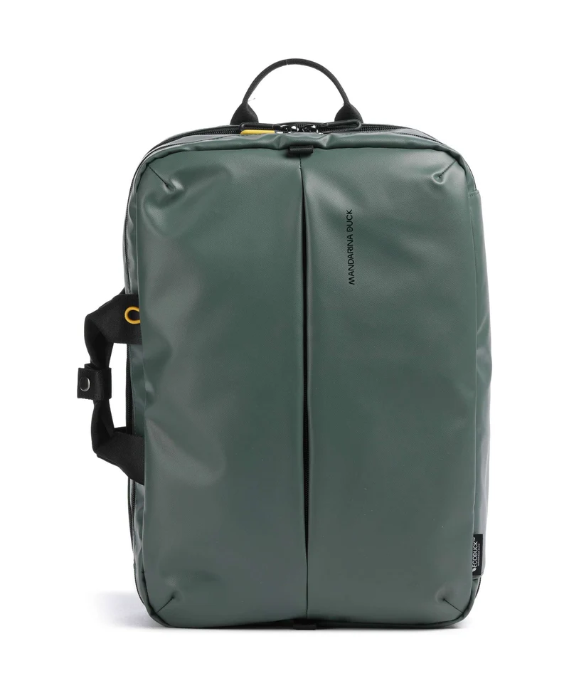 Mandarina Duck Eco Coated Borsa a zainetto deep green