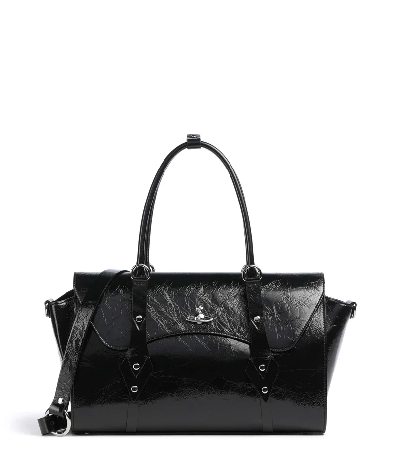Vivienne Westwood Bettina Naplak Medium Borsa a mano black