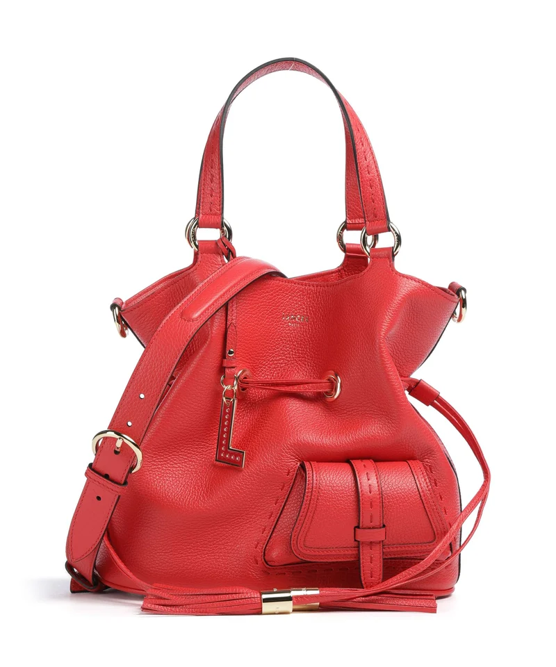 Lancel Premier Flirt M Borsa a secchiello kiss red
