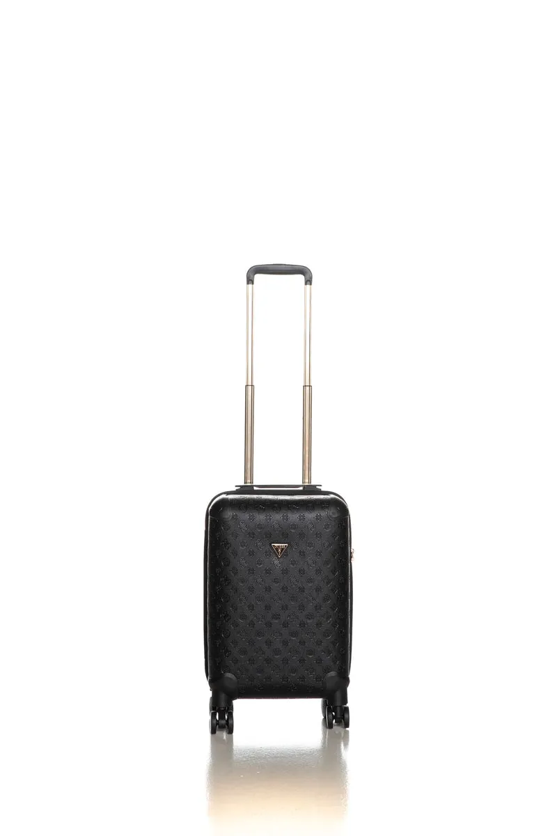 Trolley Guess Wilder Travel 18 In 8 Wheeler Spinner S Da Donna Nero Stampa Loghi 4 G Peony Nera In Sintetico