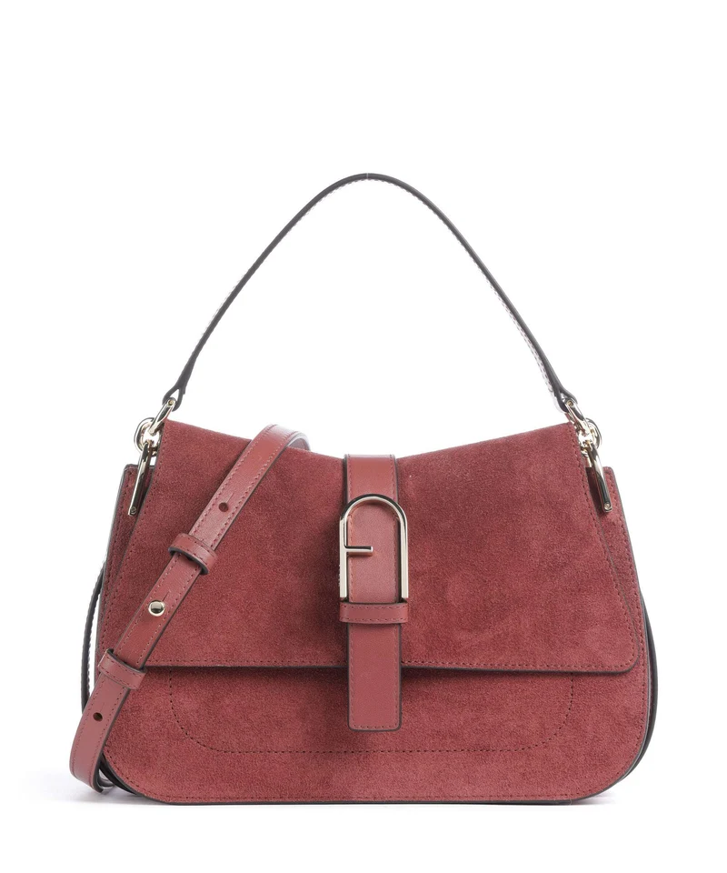 Furla Flow M Borsa a mano toni marsala