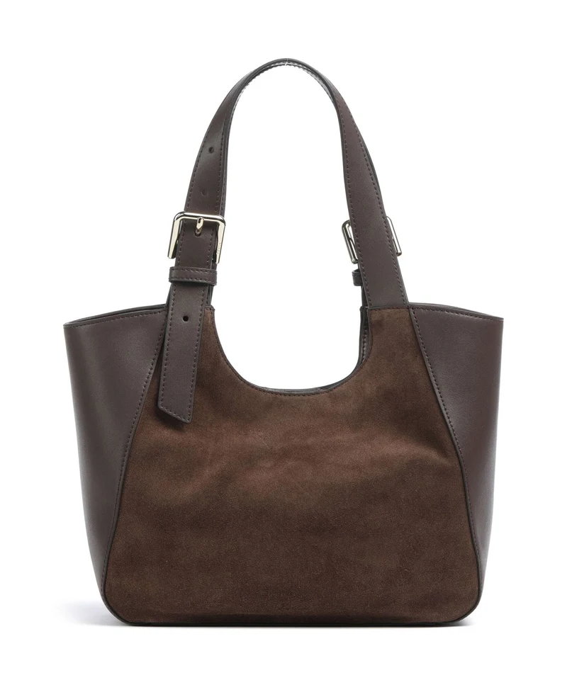 Furla Dora S Borsa hobo toni cioccolato