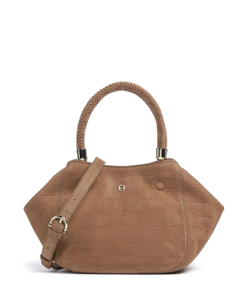 Aigner Carré Soft M Borsa a mano saddle brown