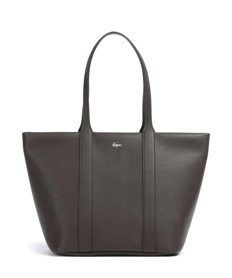 Lacoste Authentic Borsa shopper dark brown
