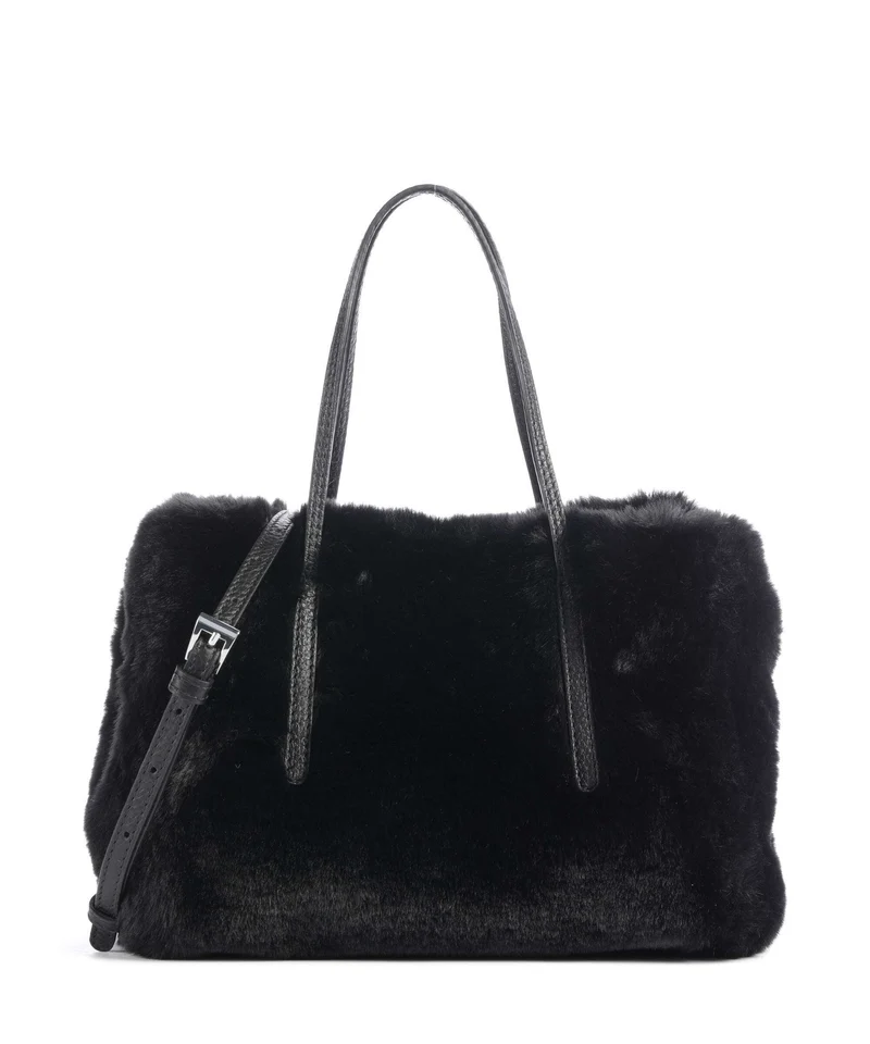 Abro Eco Fur Noelle Borsa a mano black/nickel