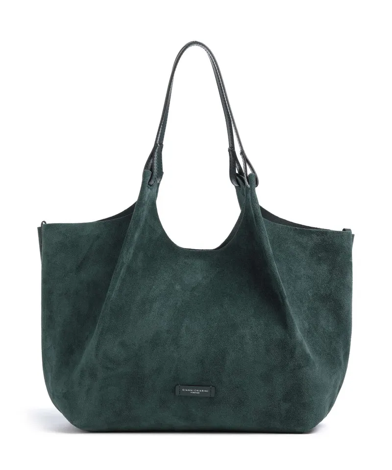 Gianni Chiarini Dua L Borsa shopper velvet green