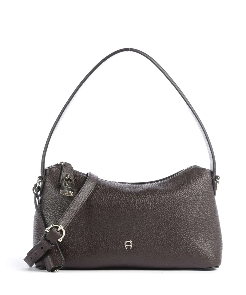 Aigner Delia S Borsa a spalla soil brown