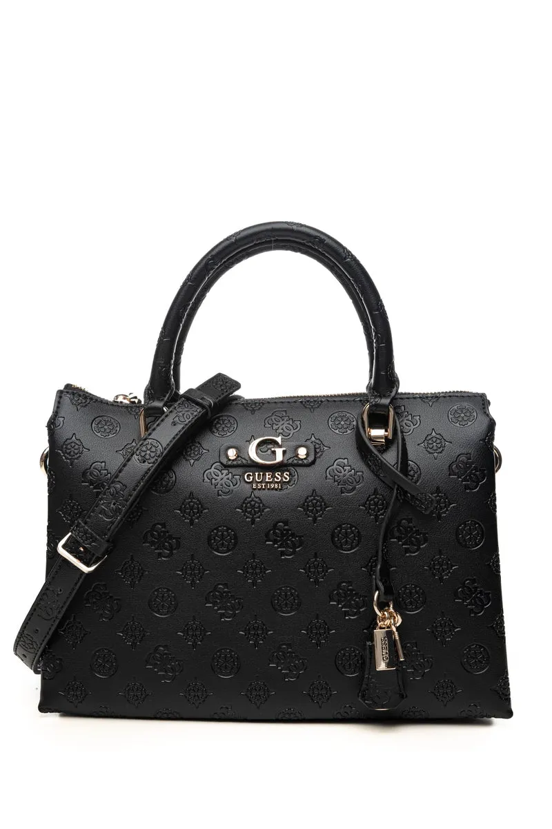 Borsa Guess Dita Comp Stc Da Donna Nera In Poliuretano
