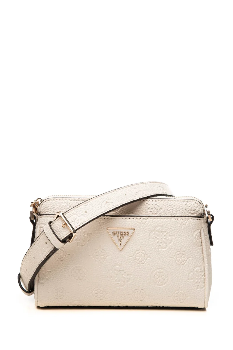 Borsa Guess Cresidia Cb Mini Da Donna Avorio In Poliuretano