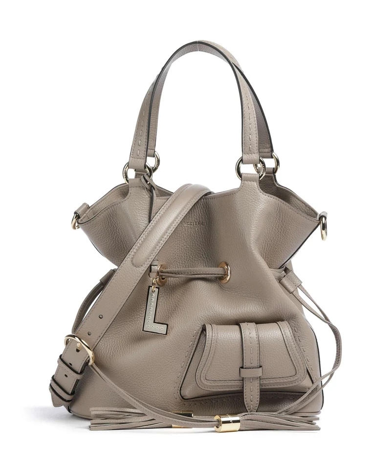 Lancel Premier Flirt M Borsa a secchiello pebble
