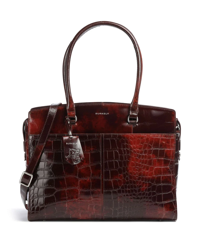 Burkely Cool Colbie Borsa shopper burgundy patent