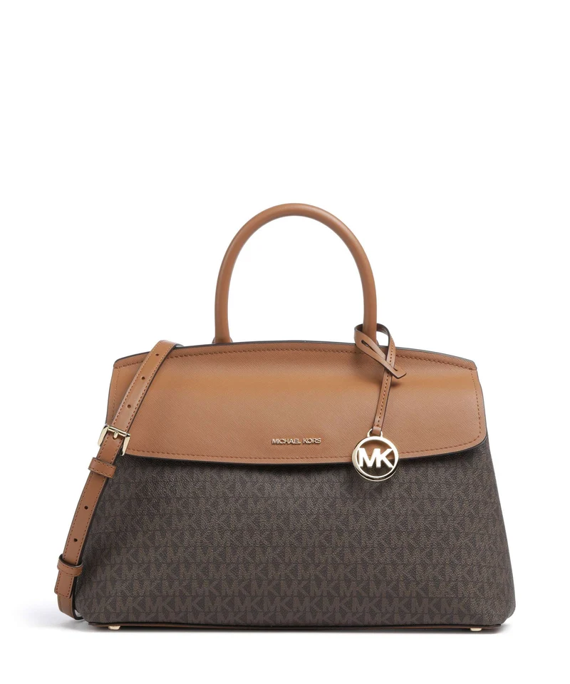 Michael Kors Landry Medium Borsa a mano brown/acorn
