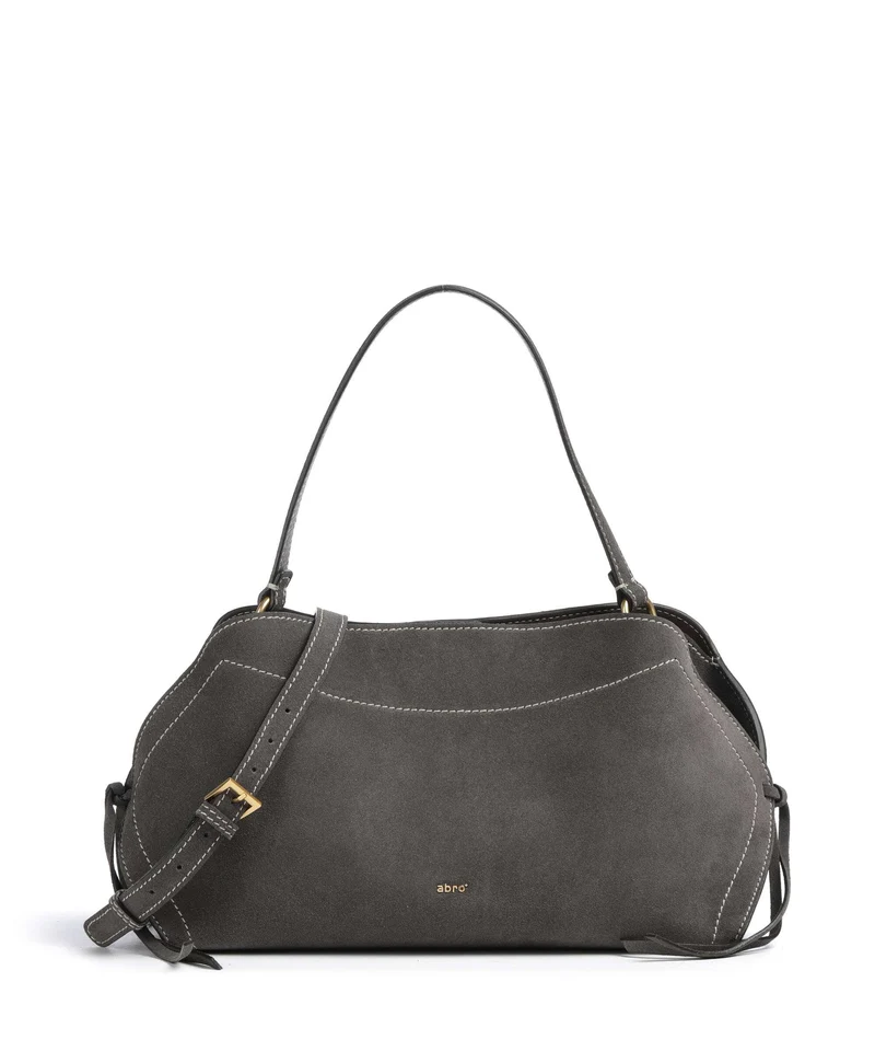 Abro Suede Necessity Small Borsa a spalla grey